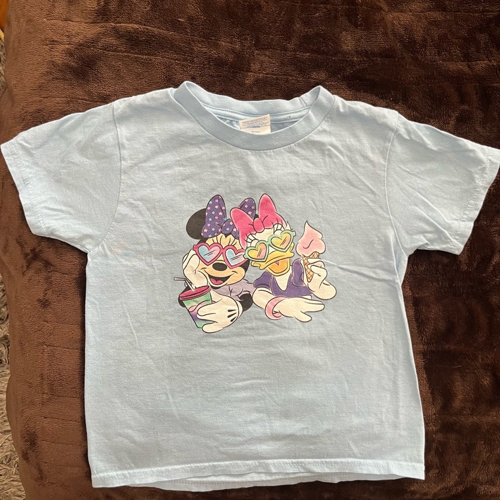 Disney Light Blue Minnie and Daisy T-Shirt